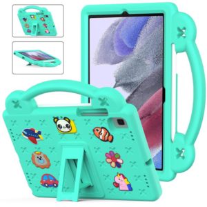 For Samsung Galaxy Tab A7 Lite 8.7 2021 T220/T225 Handle Kickstand Children EVA Shockproof Tablet Case(Mint Green) (OEM)