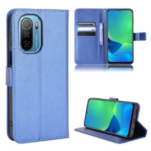 For Ulefone Note 13P Diamond Texture Leather Phone Case(Blue) (OEM)