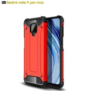 For Xiaomi Redmi Note 9 Pro Max Magic Armor TPU + PC Combination Case(Red) (OEM)