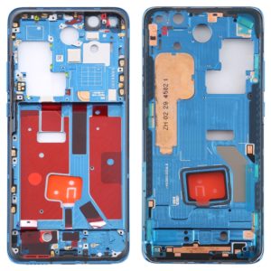 Original Middle Frame Bezel Plate with Side Keys for Huawei P40 Pro(Blue) (OEM)