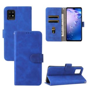 For Sharp Air Zero6 Solid Color Skin Feel Magnetic Buckle Horizontal Flip Calf Texture PU Leather Case with Holder & Card Slots & Wallet(Blue) (OEM)