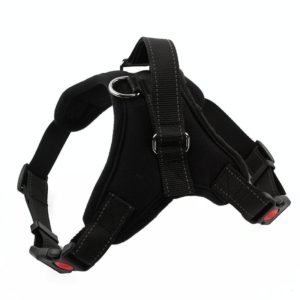K9 Dog Adjustable Chest Strap, Size: L(Black) (OEM)