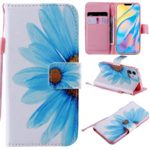 For iPhone 12 mini Painting Horizontal Flip Leather Case with Holder & Card Slot & Lanyard (Sunflower) (OEM)