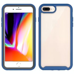 For iPhone 6 Plus / 7 Plus / 8 Plus Starry Sky Solid Color Series Shockproof PC + TPU Protective Case(Royal Blue) (OEM)