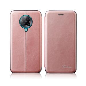 For Xiaomi Redmi K30 Pro / Redmi K30 Pro Zoom Poco F2 Pro Integrated Electricity Pressing Retro Texture Magnetic TPU+PU Leather Case with Card Slot & Holder(Rose Gold) (OEM)