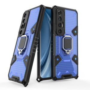 For Xiaomi Mi 10S Space PC+TPU Ring Holder Protective Case(Blue) (OEM)