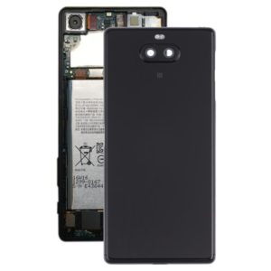 For Sony Xperia 8 Battery Back Cover with Middle Frame & Camera Lens Cover(Black) (OEM)