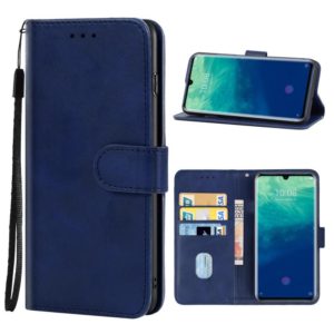 Leather Phone Case For ZTE Axon 10 Pro 5G(Blue) (OEM)