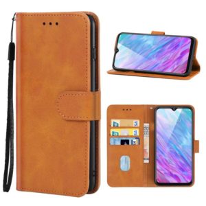 Leather Phone Case For ZTE Blade 10 Smart(Brown) (OEM)