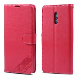 For OPPO Reno AZNS Sheepskin Texture Horizontal Flip Leather Case with Holder & Card Slots & Wallet(Red) (AZNS) (OEM)