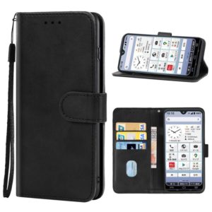 Leather Phone Case For Kyocera KY-51B(Black) (OEM)