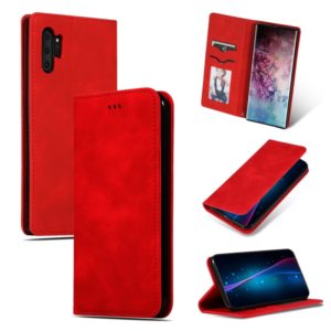 Retro Skin Feel Business Magnetic Horizontal Flip Leather Case for Galaxy Note 10 Pro(Red) (OEM)
