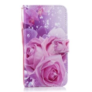 Rose Pattern Horizontal Flip Leather Case for Xiaomi Redmi 7, with Holder & Card Slots & Wallet (OEM)