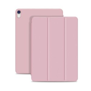 Horizontal Flip Ultra-thin Double-sided Clip Magnetic PU Leather Case for iPad Pro 11 inch (2018) / iPad Air (2020) 10.9, with Three-folding Holder & Sleep / Wake-up Function(Rose Gold) (OEM)