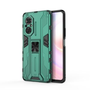 For Honor 50 SE / Huawei nova 9 SE Supersonic PC + TPU Shock-proof Protective Case with Holder(Green) (OEM)