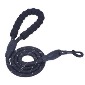 Pet Supplies Reflective Dog Pull Rope, Size: Long 150cm Thick 0.8cm(Black) (OEM)