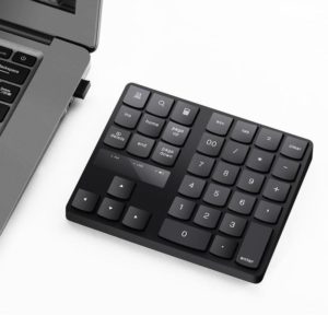 2.4G USB Wireless Numeric Keypad 35 Keys Charging Digital Keyboard Notebook Laptop Mini Numpad (OEM)
