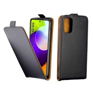 For Samsung Galaxy A52 5G /4G Business Style Vertical Flip TPU Leather Case with Card Slot(Black) (OEM)