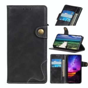 For Nokia C21 Plus S-Type Stitching Calf Texture Leather Phone Case(Black) (OEM)