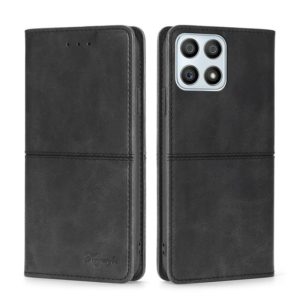 For Honor X30i Cow Texture Magnetic Horizontal Flip Leather Phone Case(Black) (OEM)
