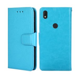 For Alcatel Axel / Lumos Crystal Texture Leather Phone Case(Sky Blue) (OEM)