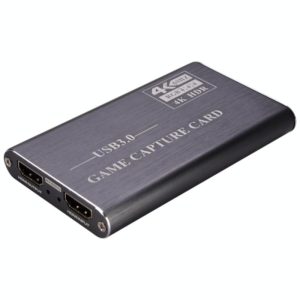 NK-S41 USB 3.0 to HDMI 4K HD Video Capture Card Device (Grey) (OEM)