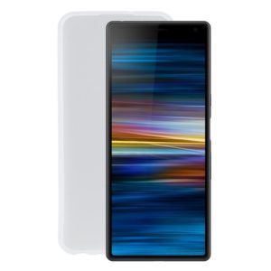 TPU Phone Case For Sony Xperia L3(Transparent White) (OEM)