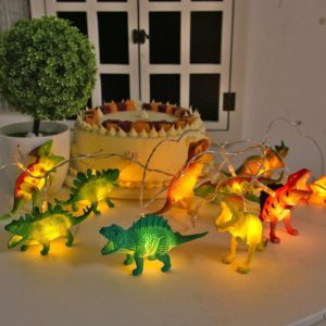 KLDC001 10 LEDs 3000LM Dinosaur String Lights Children Room Christmas Decoration Lantern(Warm Light) (OEM)