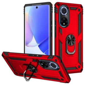 For Huawei nova 9 Shockproof TPU + PC Holder Phone Case(Red) (OEM)