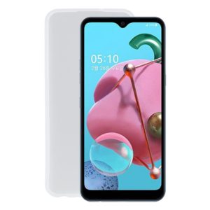 TPU Phone Case For LG Q51(Transparent White) (OEM)
