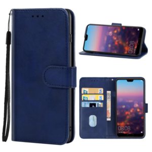 For Huawei P20 Pro Leather Phone Case(Blue) (OEM)