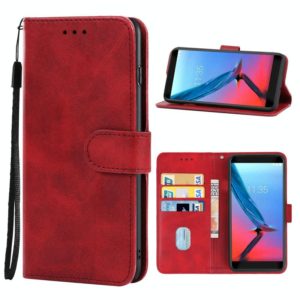 Leather Phone Case For ZTE Blade V9(Red) (OEM)