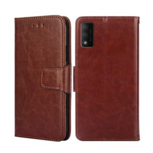 For TCL 30T/T603DL Crystal Texture Leather Phone Case(Brown) (OEM)
