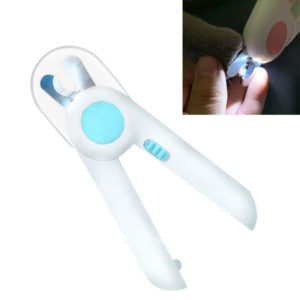 Pet Cat and Dog LED Light Nail Clippers (Blue) (OEM)