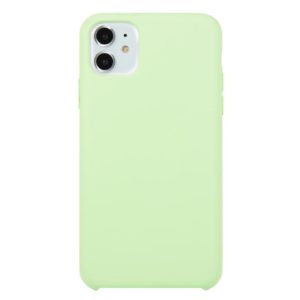 For iPhone 11 Solid Color Solid Silicone Shockproof Case(Mint Green) (OEM)