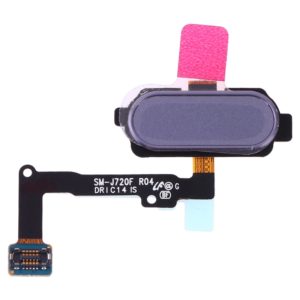 For Galaxy J7 Duo SM-J720F Fingerprint Sensor Flex Cable(Grey) (OEM)