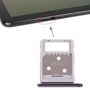 For Galaxy Tab S4 10.5 T835 SIM Card Tray + Micro SD Card Tray (Black) (OEM)