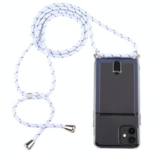 For iPhone 11 Transparent TPU Protective Case with Lanyard & Card Slot(Transparent) (OEM)