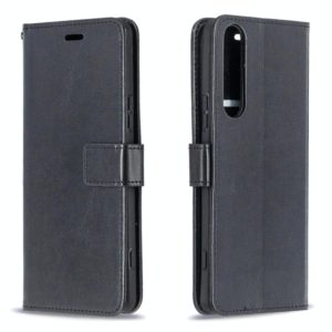 For Sony Xperia 1 II Crazy Horse Texture Horizontal Flip Leather Case with Holder & Card Slots & Wallet & Photo Frame(Black) (OEM)