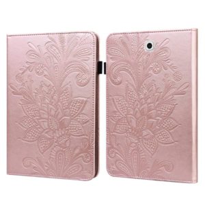 For Samsung Galaxy Tab S2 9.7 T810/T815 Lace Flower Embossing Pattern Horizontal Flip Leather Case with Holder & Card Slots & Wallet & Photo Frame(Rose Gold) (OEM)