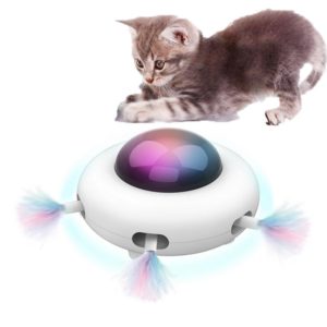 PG-CT021 Gravity All Accompanying Automatic Feather Funny Cat Toy (OEM)