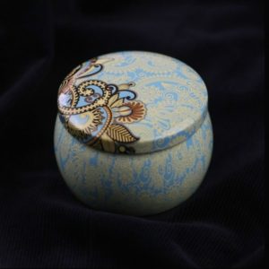 Mini Gift Jewelry Tin Box Cookie Candy Tea Storage Round Drum Tinplate Box Drawer Organizer(Style C) (OEM)