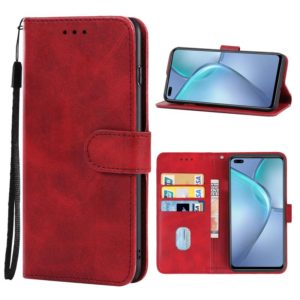 Leather Phone Case For Infinix Zero 8 X687(Red) (OEM)