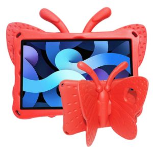 For Galaxy Tab A7 10.4 2020 T500/T505 Butterfly Bracket Style EVA Children Falling Proof Cover Protective Case(Red) (OEM)