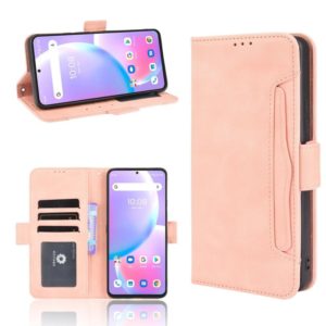 For Umidigi A11 Pro Max Skin Feel Calf Pattern Horizontal Flip Leather Case with Holder & Card Slots & Photo Frame(Pink) (OEM)