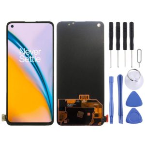For OnePlus Nord 2 5G 2021 with Digitizer Full Assembly Original LCD Screen (Black) (OEM)