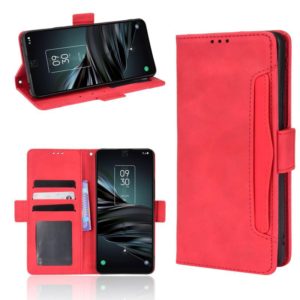 For TCL 20 XE Skin Feel Calf Pattern Leather Phone Case(Red) (OEM)