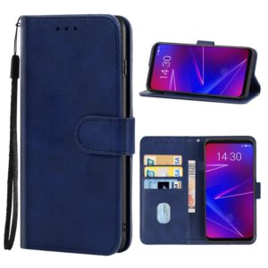 Leather Phone Case For Meizu 16X(Blue) (OEM)