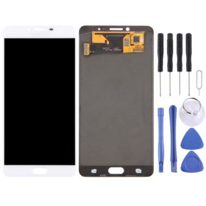 Original LCD Display + Touch Panel for Galaxy C9 Pro / C9000(White) (OEM)