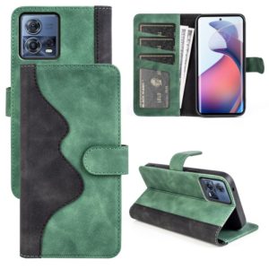 For Motorola Moto S30 Pro Stitching Horizontal Flip Leather Phone Case(Green) (OEM)